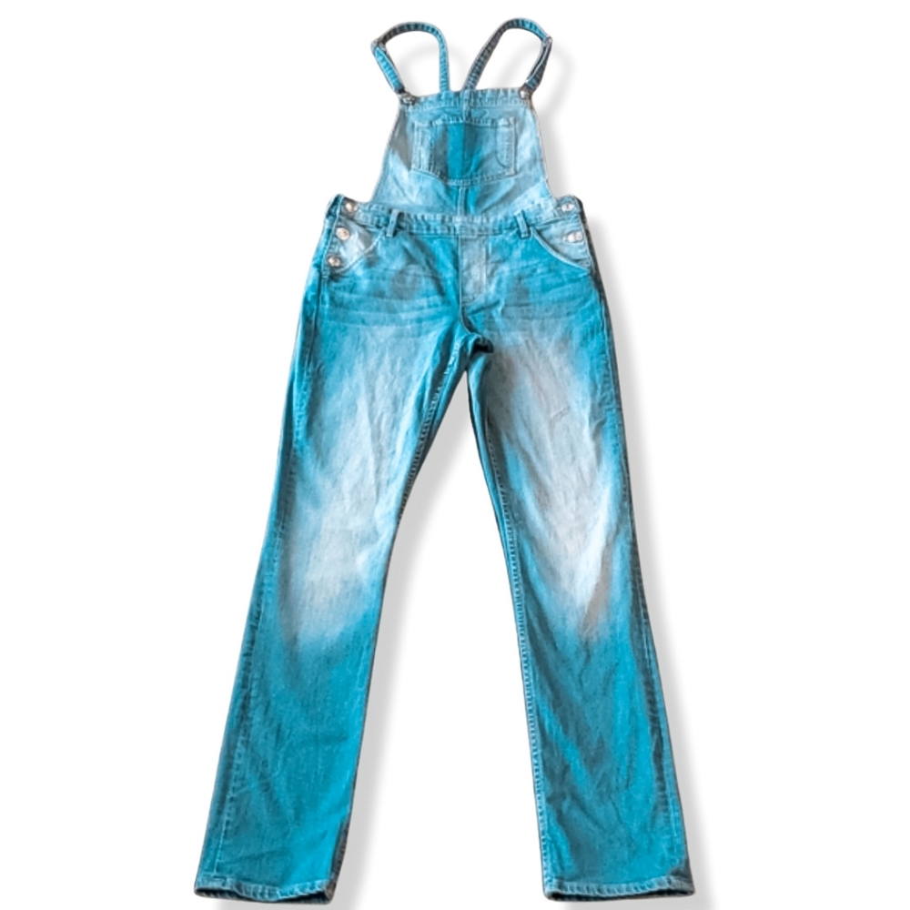 H&M Denim Overall Suspender Skinny Jeans